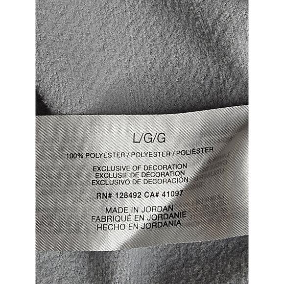 Greg Norman Men’s Full Zip Sweater Jacket Textured Color Light Gray Size Large - Picture 5 of 6